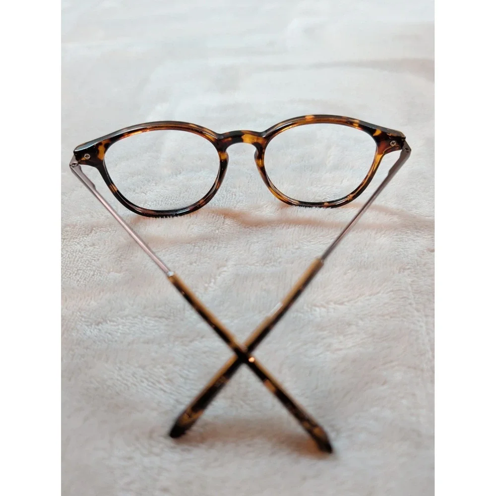 Foster‎ Grant Design Tortoise Round Eyeglass Frames Brown (FRAMES ONLY)